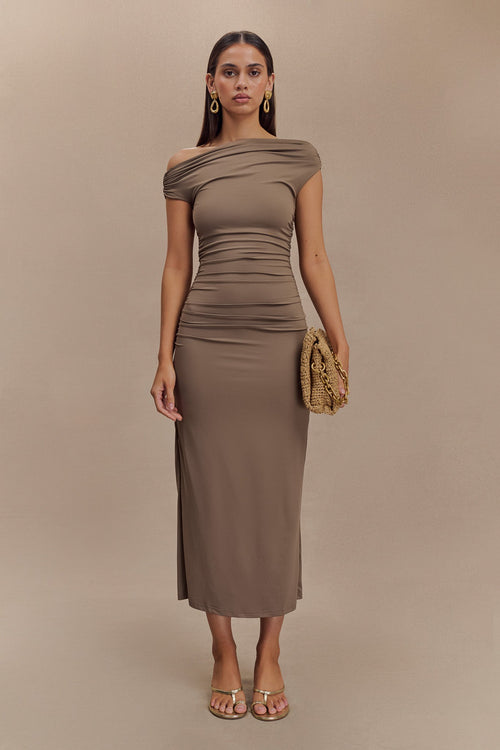 Alayna Recycled Nylon Midi Dress
