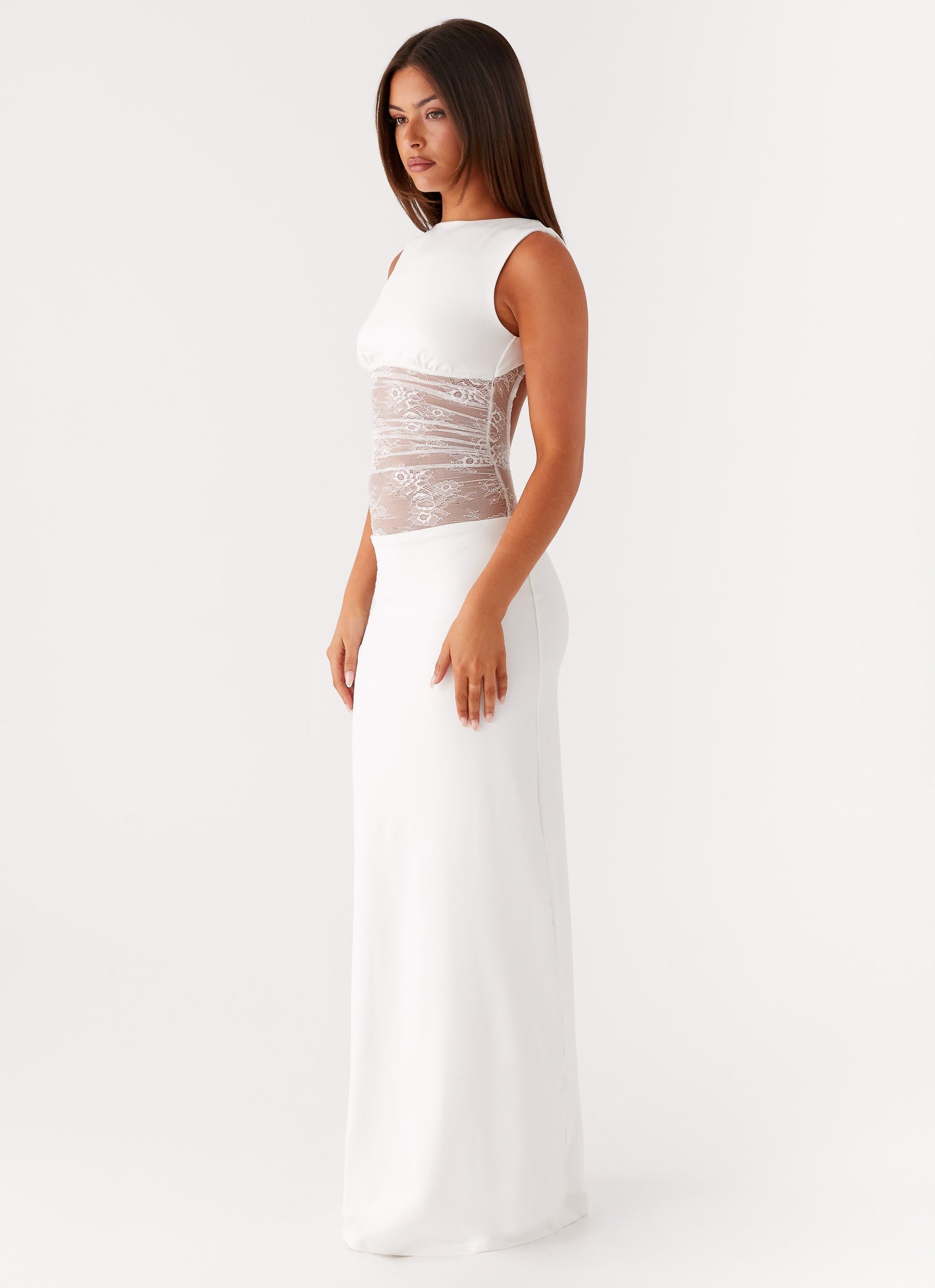Medina Lace Backless Maxi
