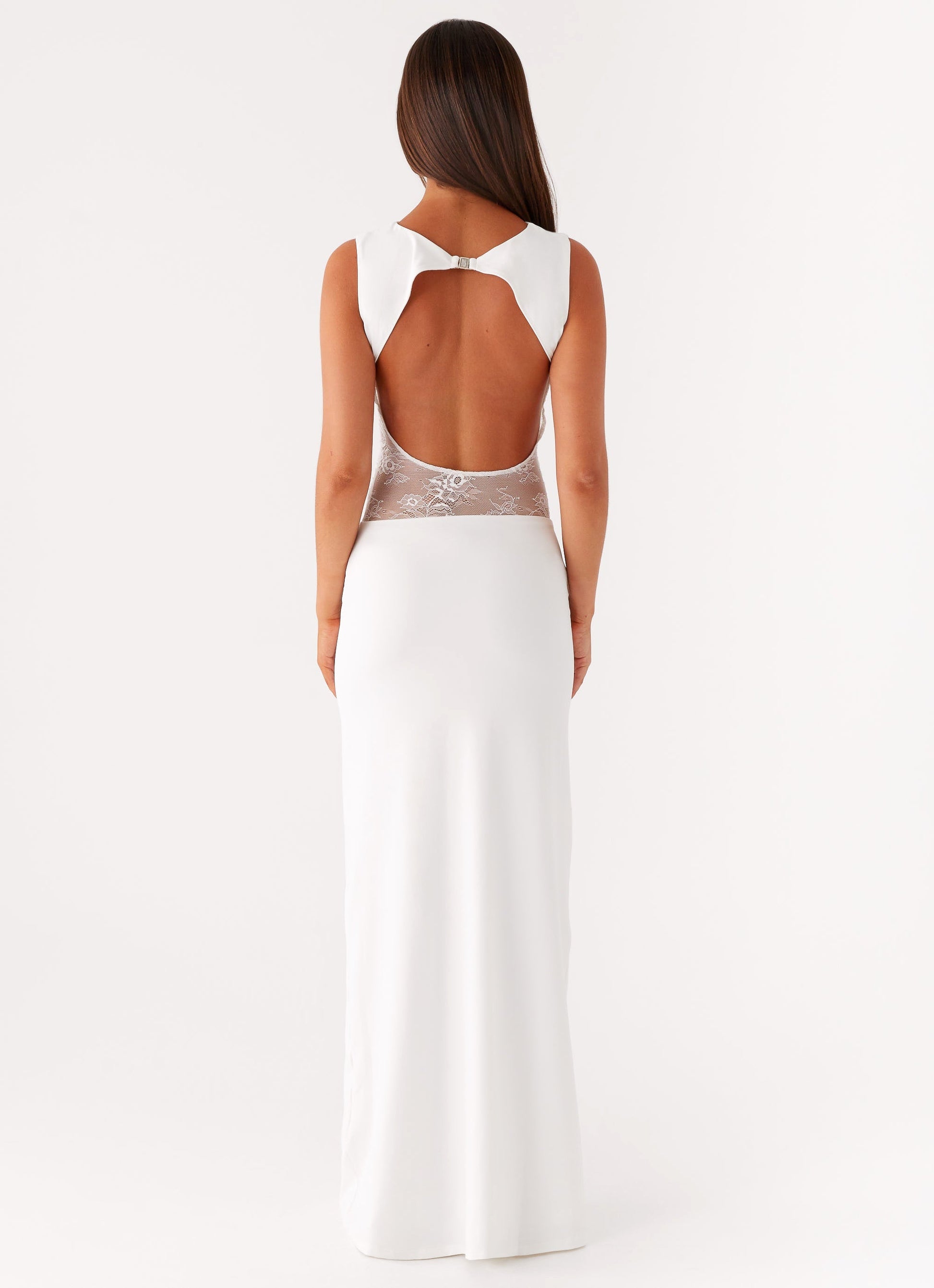Medina Lace Backless Maxi